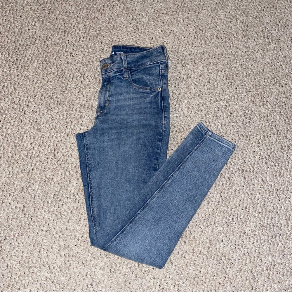 Old Navy mid-rise super skinny rockstar jeans sz00